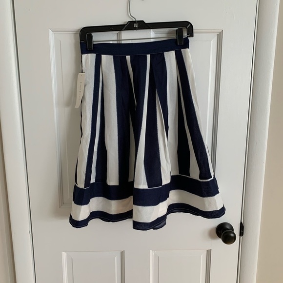 Lucy Paris | SET stripped cropped top and skirt set NWT size small - Picture 3 of 7